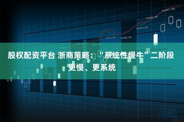 股权配资平台 浙商策略：“系统性慢牛”二阶段 更慢、更系统