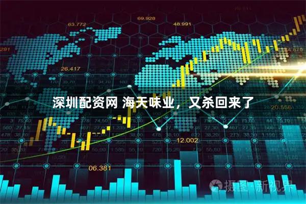 深圳配资网 海天味业,又杀回来了